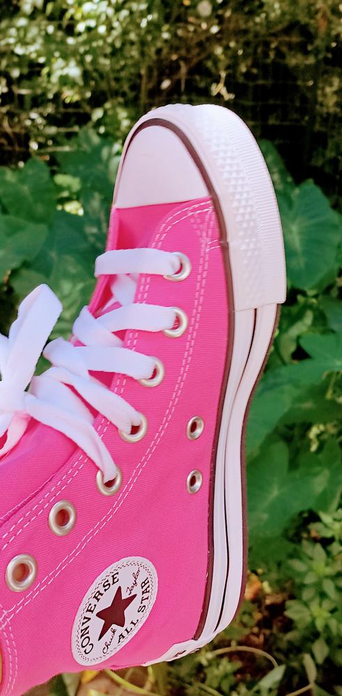 CONVERSE Chuck Taylor All Star ピンク ハイカット CONVERSE CHUCK TAYLOR ALL STAR LIFT PLATFORM OVERSIZED PATCH