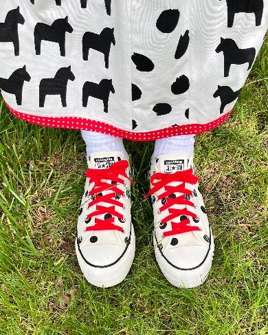 Perfect laces for my polkadot Converse