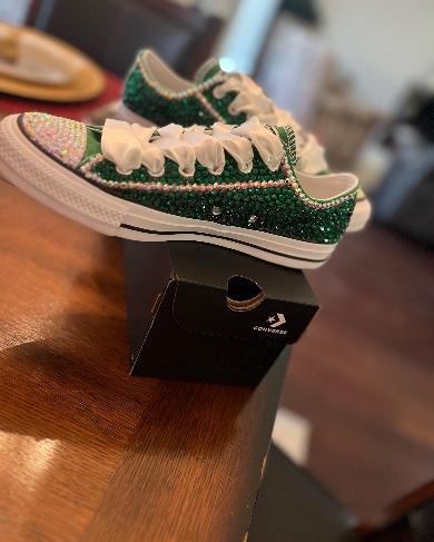 I love ordering shoes from here because I bedazzle them, and I know they fit true to size for my customers, family, and friends.