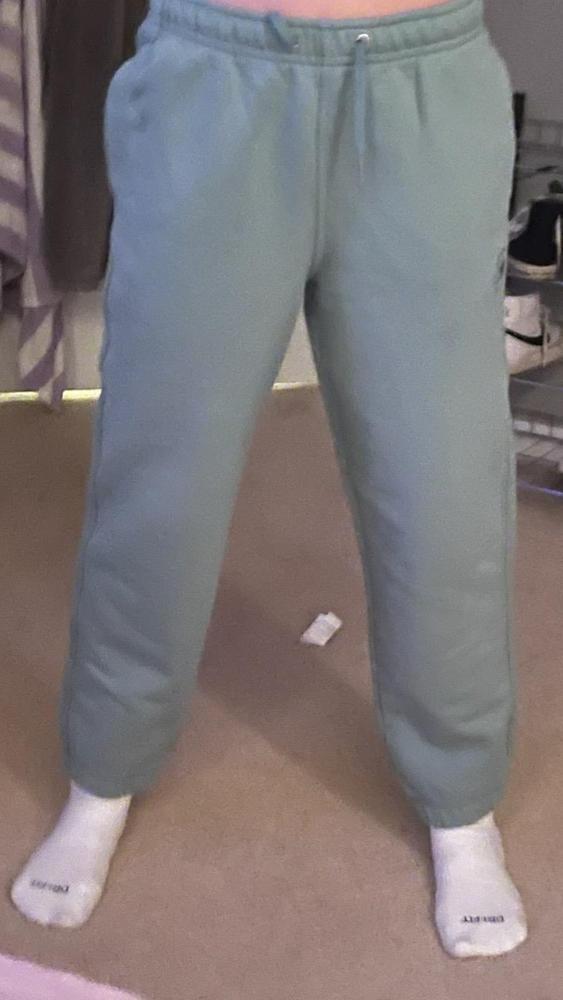 Wow these are such good quality. Not your typical sweat material. They are a very nice heavy sweatpant. So comfortable for everyday throw on pants. They do seem a little big, but just go down a size. The fit is comfy, so a little big in the thighs but super comfy. The length for the 2xs could be a tad longer, hits the ankle. I love that these wash up great. No shrinking at all.