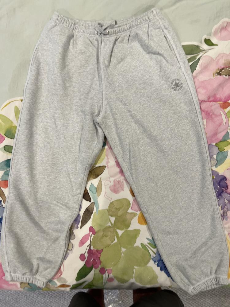 These pants are really comfortable. The fabric is soft and thicker. They are great for winter. They are a nice relaxed fit and great for relaxing or running around. Nice they have good pockets.