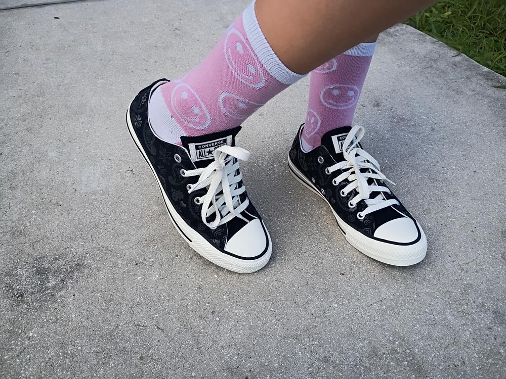 My 10 year old has 3 brand new pairs of shoes and she wears these EVERYDAY!