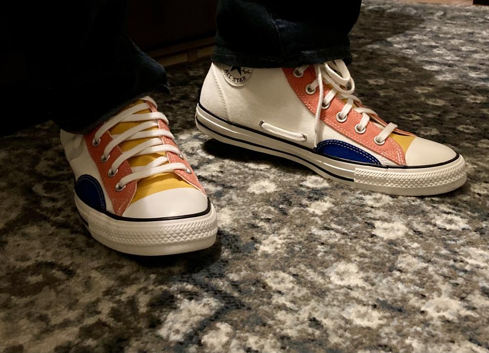 Super fun and unique Converse with arch support!!