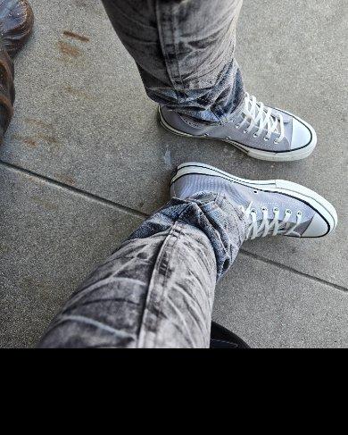 ⭐️⭐️⭐️⭐️⭐️  
I absolutely love my Converse Chuck Taylor 70s! These shoes are a perfect blend of classic style and modern comfort. The quality is outstanding—the canvas feels durable, the stitching is impeccable, and the rubber sole has a great grip. What really stands out is the added cushioning compared to the classic Chucks, making them much more comfortable for all-day wear.  
If you’re on the fence about getting these, just do it. They’re worth every penny and have quickly become my go-to sneakers. 10/10 recommend!