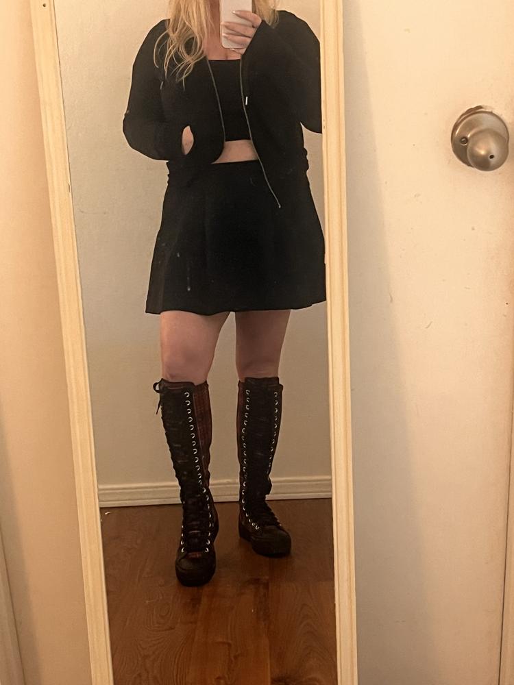 Super fun knee high high tops