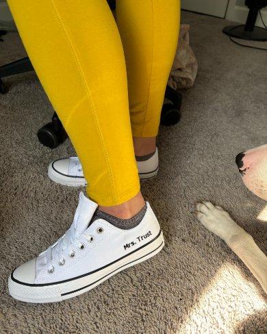 These custom shoes came out PERFECT. I absolutely cannot wait to wear them on my wedding day!!!