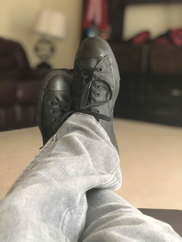 Leather converse review discount
