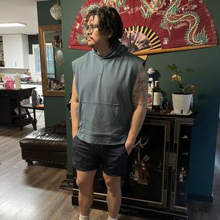 Submitted by Jordan Cutoff Hooded Sweated