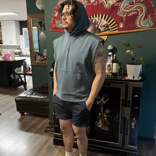 Submitted by Jordan Cutoff Hooded Sweated