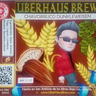 My dunkleweisen homebrew label