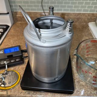 96 oz under the gas in tube