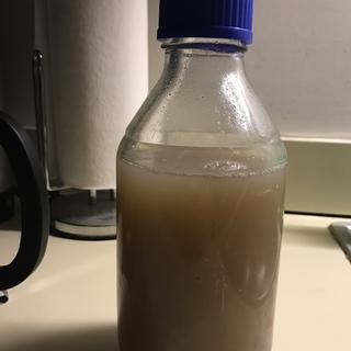 Filled with potato dextrose agar. Just warm in a bath and pour your plates or slants.