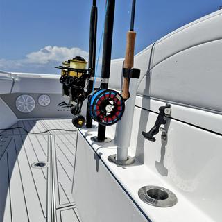 fly fishing rod holder boat Berkley rod holder you can take with you and mount anywhere Single Rod Holder Converter -