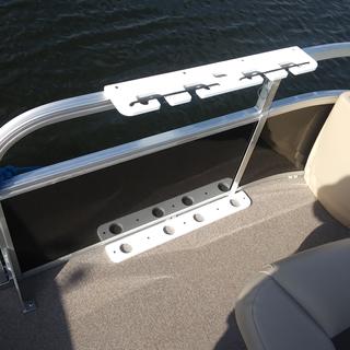 Storage Ideas Pontoon Boat Rod Locker Pontoon Rail 4X Rod Holder