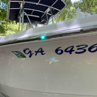 TACO Rub Rail Navigation Lights - Red & Green LED Lights For Boats Up To 30 Feet