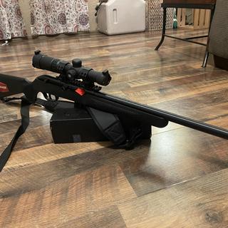 Savage 64 FV-SR 22 Long Rifle Matte Blued Black Semi Automatic Rifle - 16.5in