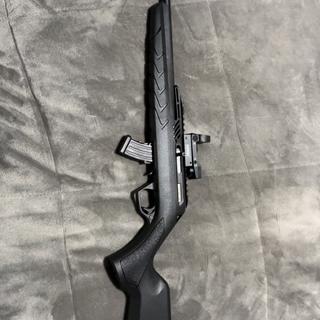 Rock Island Armory TM22 22 Long Rifle Black Anodized Semi Automatic Rifle - 18in
