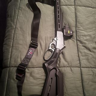 Marlin Dark Series Model 1895 Satin Black Lever Action Rifle - 45-70 Government - 16.17in