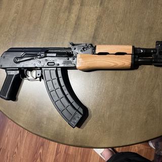 Century Arms Draco 7.62x39mm 12.25in Black/Wood Modern Sporting Pistol - 30+1 Rounds