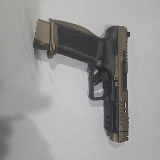 Canik TTI Combat w/ Red Dot 9mm Luger 4.6in TTI Bronze Pistol - 21+1 Rounds