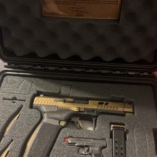 Canik TTI Combat 9mm Luger 4.6in TTI Bronze Pistol - 10+1 Rounds