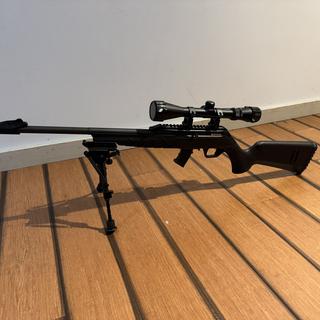 Rock Island Armory TM22 22 Long Rifle Black Anodized Semi Automatic Rifle - 18in