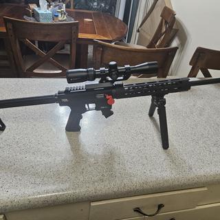 Rock Island Armory TM22 22 Long Rifle 18in Black Anodized Semi Automatic Modern Sporting Rifle - 10+1 Rounds