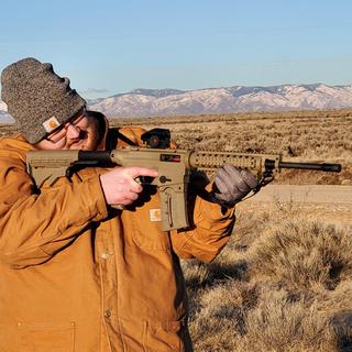 Mossberg 715T 22 Long Rifle 16.25in Flat Dark Earth Blued Semi Automatic Modern Sporting Rifle - 25+1 Rounds