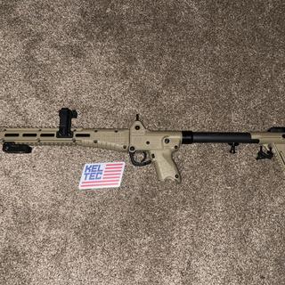 Kel-Tec Sub2000 9mm Luger 16.25in Tan Semi Automatic Modern Sporting Rifle - 15+1 Rounds