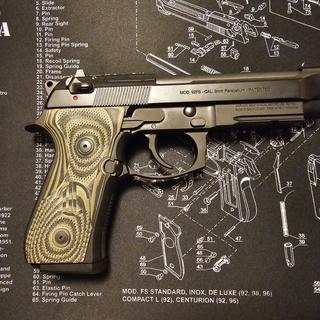 Beretta M9A1 9mm Luger 4.9in Black Pistol - 10+1 Rounds