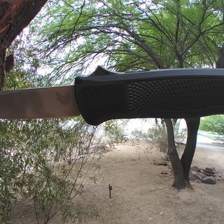 Benchmade Shootout 3.51 inch Automatic Knife - Black