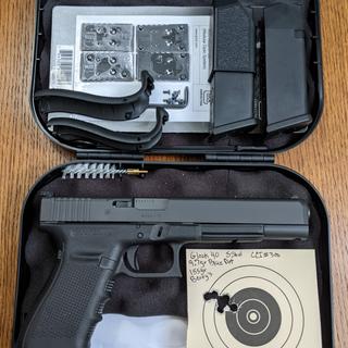 Glock 40 G4 MOS 10mm Auto 6.02in Black Nitride Pistol - 10+1 Rounds