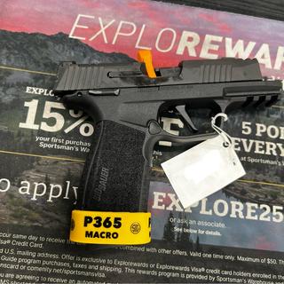 Sig Sauer P365-X Macro Comp 9mm Luger 3.1in Black Nitron Pistol - 10+1 Rounds - CA Compliant