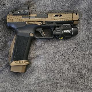 Canik TTI Combat 9mm Luger 4.6in TTI Bronze Pistol - 18+1 Rounds