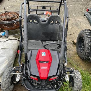 Crazy Cart Coleman Powersports GK200 196cc Seater Gas Powered Go