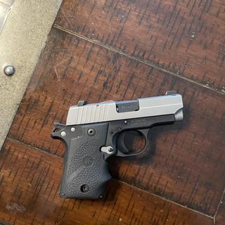 Sig Sauer P238 2-Tone 380 Auto (ACP) 2.7in Stainless/Black Pistol - 6+1 Rounds