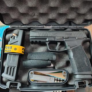 Sig Sauer P365-X Macro Comp 9mm Luger 3.1in Black Nitron Pistol - 10+1 Rounds - CA Compliant