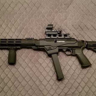 Ruger PC Carbine 9mm Luger 16.12in Black Anodized Semi Automatic Modern Sporting Rifle - 17+1 Rounds