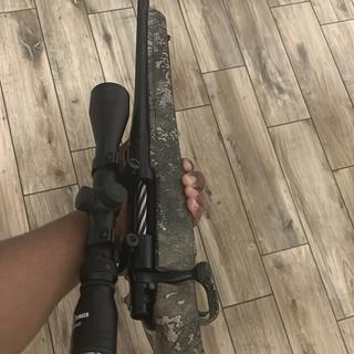 Mossberg Patriot Compact Super Bantam With Variable Scope Blued/Strata Camo Bolt Action Rifle - 308 Winchester