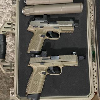 FN 545 Tactical 45 Auto (ACP) 4.7in FDE Anodized Pistol - 10+1 Rounds