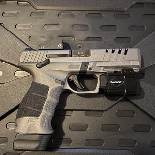 Sar USA SAR9 X Package 9mm Luger 4.4in Platinum/Black Pistol - 19+1 Rounds