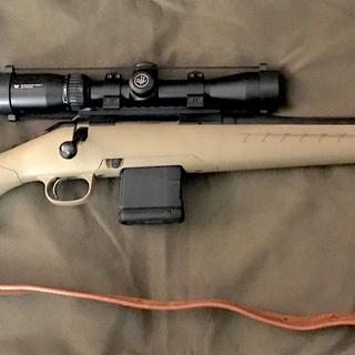 Ruger American Ranch Matte Black Bolt Action Rifle - 5.56mm NATO - 16.12in
