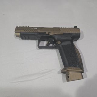 Canik TTI Combat w/ Red Dot 9mm Luger 4.6in TTI Bronze Pistol - 21+1 Rounds