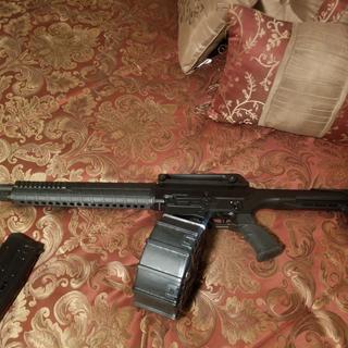 Charles Daly AR-12S Tactical 12 Gauge 3in Black Semi Automatic Shotgun - 18.5in