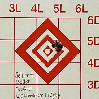 Sellier & Bellot Tactical 6.5 Creedmoor 140gr Rifle Ammo - 20 Rounds