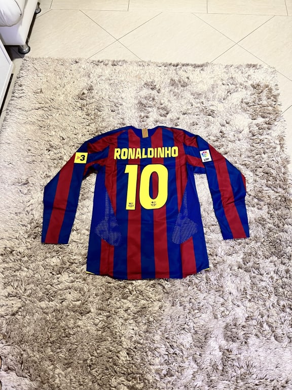 Camisa Barcelona Nike Ronaldinho Reedição Masculina - Nike