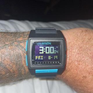 Base Tide Pro Watch | All Black / Blue | Digital – Nixon EU