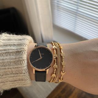 Kensington Leather Watch | Navy / Rose Gold | Women's