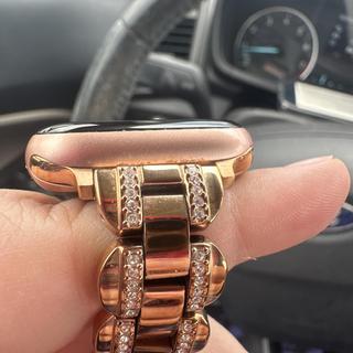 Rose Gold Pavé Scallop Link 38/40 Mm Band For Apple Watch® | Kate