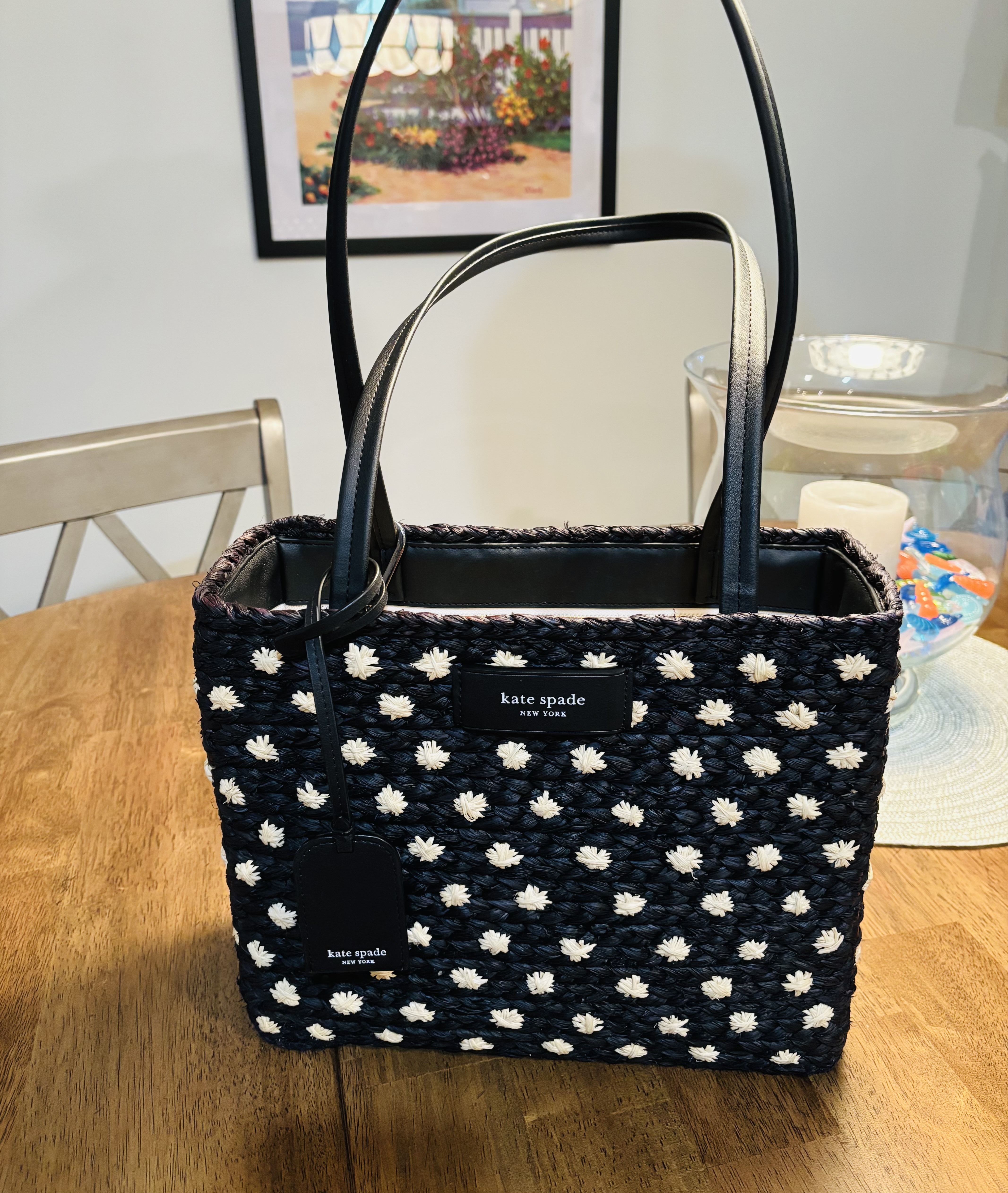 【Kate Spade New York】On Purpose Straw Small Tote Bag On Purpose Straw Medium Tote Bag | Kate Spade New York